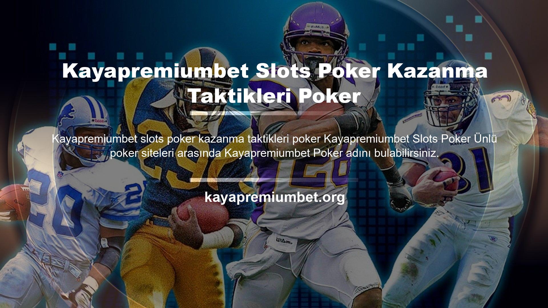 Bu web sitesi müşterilerine hem poker hem de casino alanlarında birçok hizmet sunmaktadır