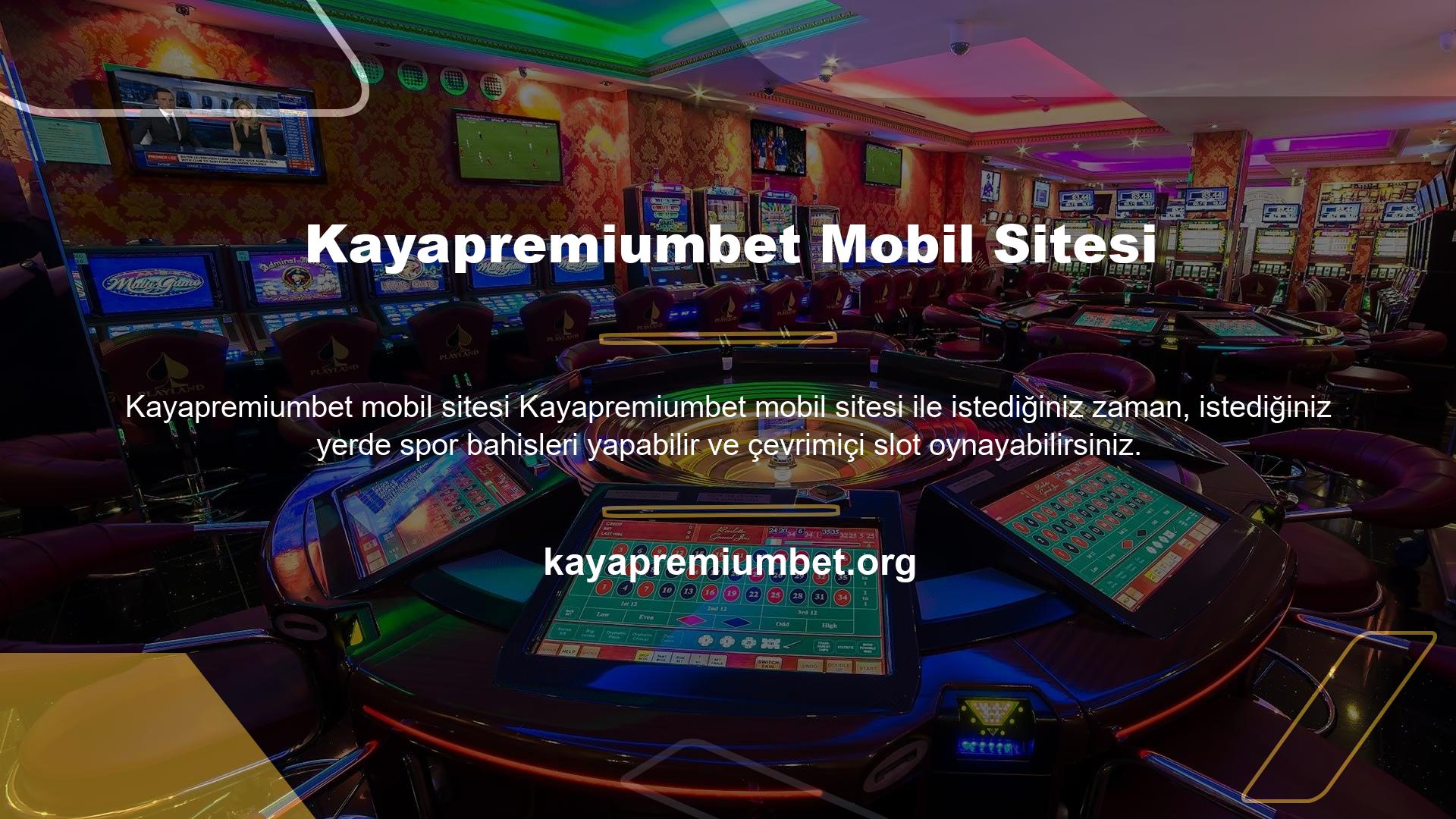Kayapremiumbet, çevrimiçi Casino ve oyun platformlarının kullanıcılarına oyun ve Casino özellikleri sağlar